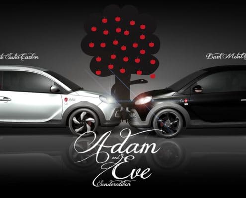 Sonderedition Opel Adam Autofolierung