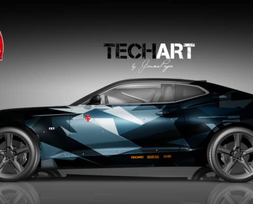 Camaro Design Autofolierung Tech Art