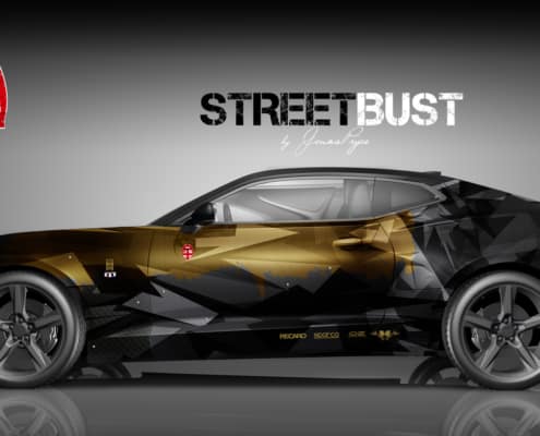 Camaro Design Autofolierung Street Bust