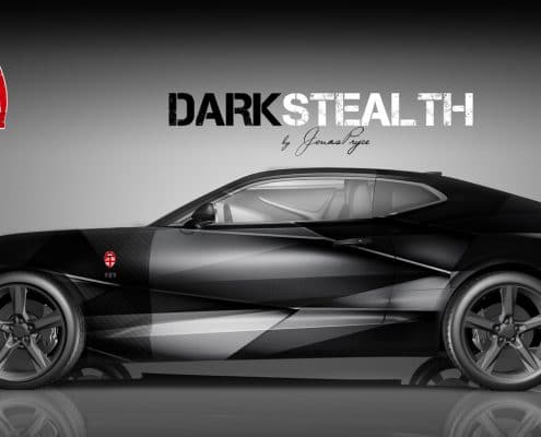 Camaro Design Autofolierung Dark Stealth