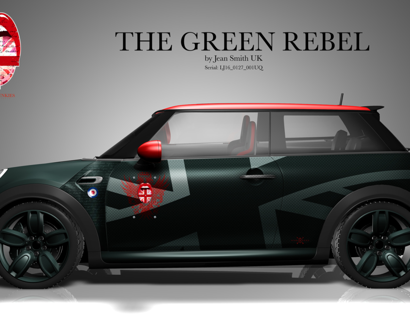 London Junkies Mini Works Design Green Rebell