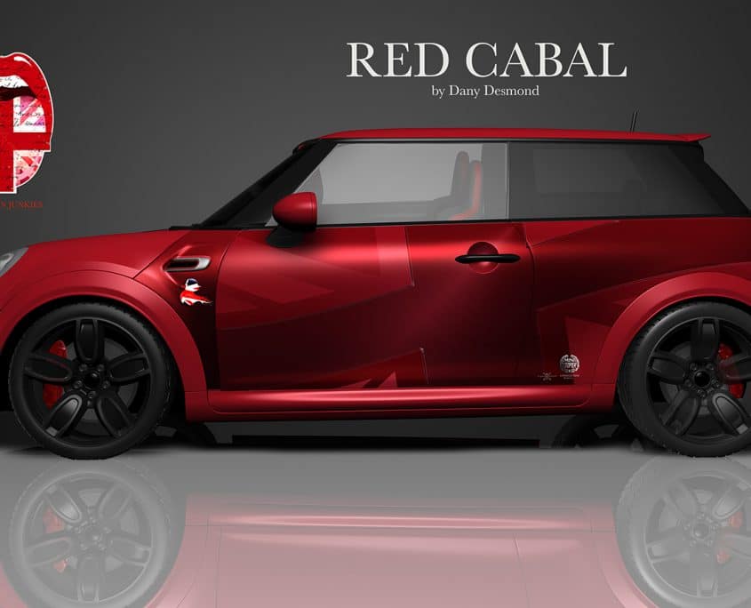 London Junkies Mini Works Design Red Cabal