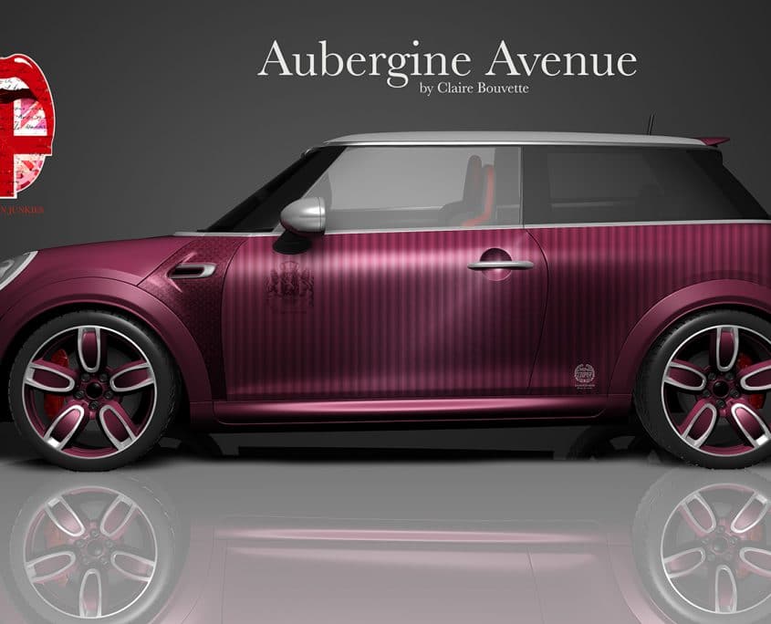 London Junkies Mini Works Design Aubergine Avenue