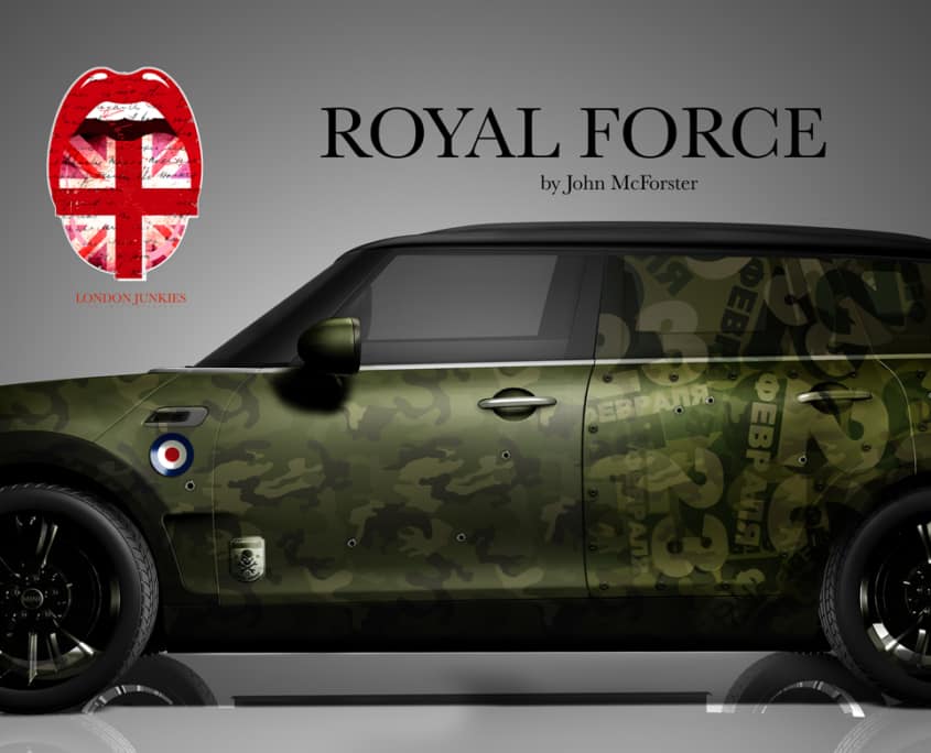 London Junkies Mini Clubman Design Royal Force