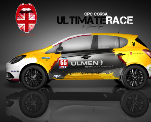 Opel Corsa Autofolierung Ultimate Race