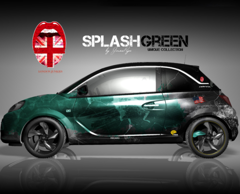 Opel Adam Autofolierung Splash Green