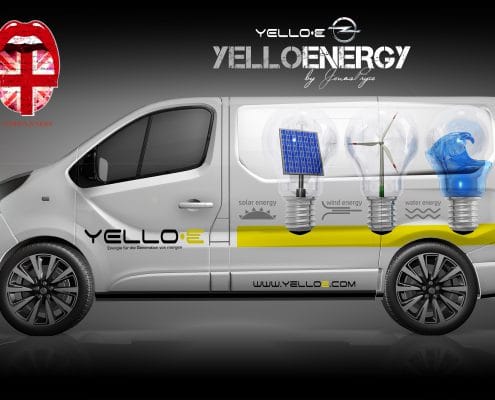 Opel Vivaro B2B Konzept Yello Energie