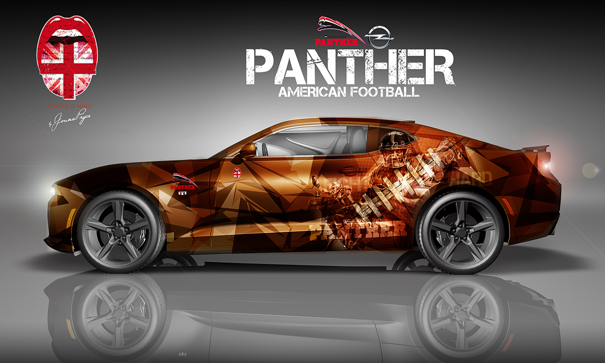 Camaro Design Autofolierung Panther Düsseldorf