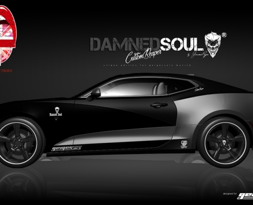Camaro Design Autofolierung Damned Soul Custom Reaper