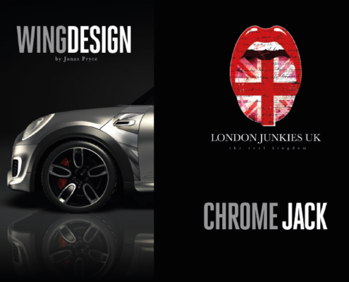 Mini Wing Design Chrome Jack