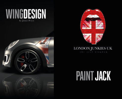 Mini Wing Design Paint Jack