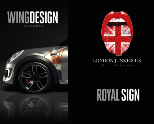 Mini Wing Design Royal Sign